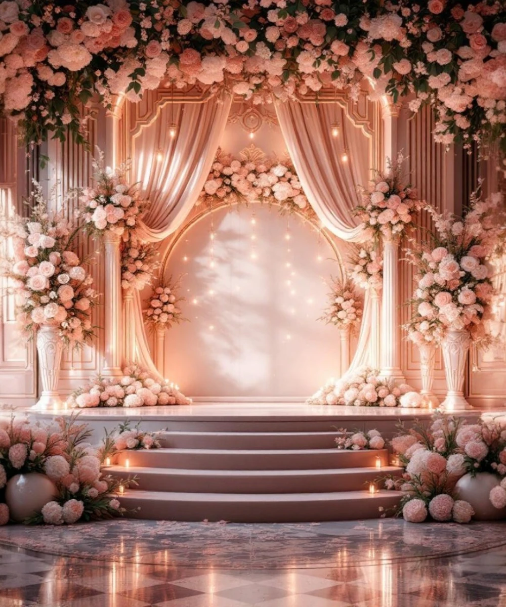 Không gian tiệc cưới cao cấp do Phát Hoàng Gia triển khai