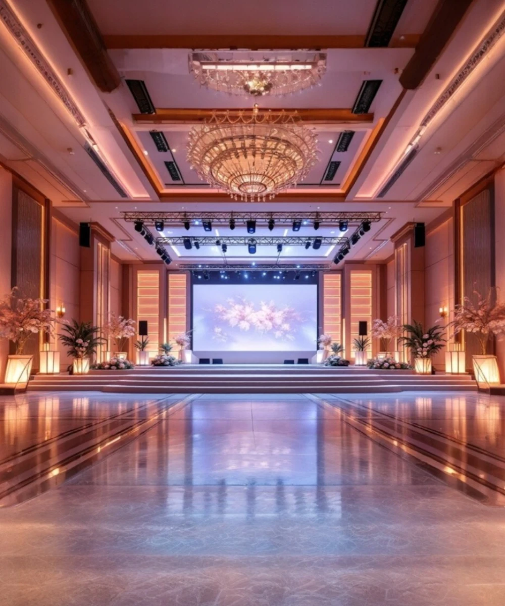 Thiết bị tiệc cưới cao cấp do Phát Hoàng Gia triển khai